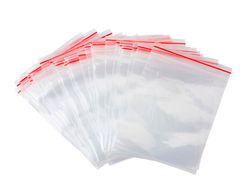 Bolsa plastico autocierre q-connect 150x200 mm paquete de 100 unidades