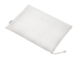 Bolsa zipper bag liderpapel poliester transpirable multiusos din A4 blanco