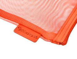 Bolsa zipper bag liderpapel poliester transpirable multiusos din A4 naranja