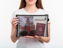 Bolsa zipper bag liderpapel poliester transpirable multiusos din A4 negro