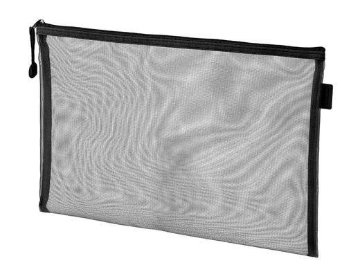 Bolsa zipper bag liderpapel poliester transpirable multiusos din A4 negro