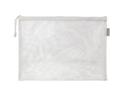 Bolsa zipper bag liderpapel poliester transpirable multiusos din A5 blanco