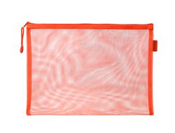 Bolsa zipper bag liderpapel poliester transpirable multiusos din A5 naranja