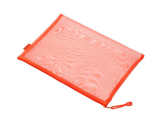 Bolsa zipper bag liderpapel poliester transpirable multiusos din A5 naranja