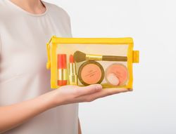 Bolsa zipper bag liderpapel poliester transpirable multiusos din a6 amarillo