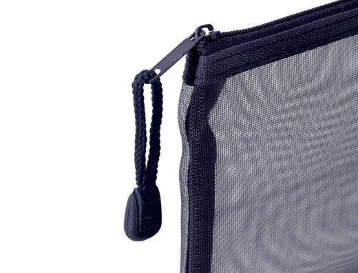 Bolsa zipper bag liderpapel poliester transpirable multiusos din a6 azul marino