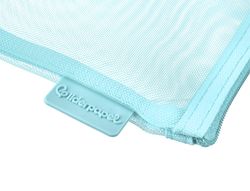 Bolsa zipper bag liderpapel poliester transpirable multiusos din a6 azul pastel
