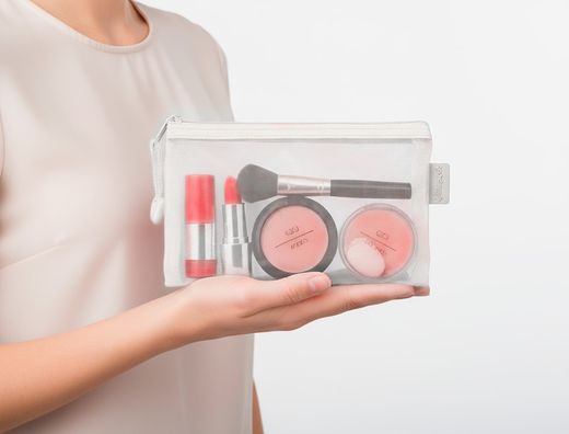 Bolsa zipper bag liderpapel poliester transpirable multiusos din a6 blanco