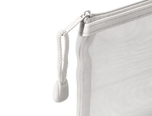 Bolsa zipper bag liderpapel poliester transpirable multiusos din a6 blanco