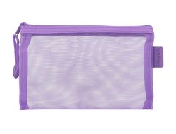 Bolsa zipper bag liderpapel poliester transpirable multiusos din a6 morado pastel