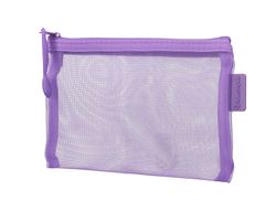 Bolsa zipper bag liderpapel poliester transpirable multiusos din a6 morado pastel