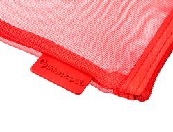 Bolsa zipper bag liderpapel poliester transpirable multiusos din a6 rojo