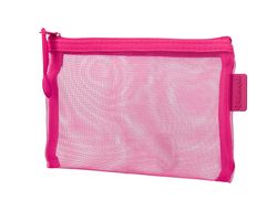 Bolsa zipper bag liderpapel poliester transpirable multiusos din a6 rosa