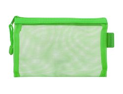 Bolsa zipper bag liderpapel poliester transpirable multiusos din a6 verde pastel