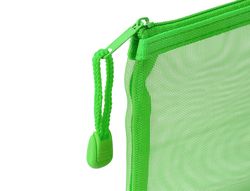 Bolsa zipper bag liderpapel poliester transpirable multiusos din a6 verde pastel
