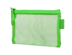 Bolsa zipper bag liderpapel poliester transpirable multiusos din a6 verde pastel