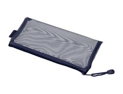 Bolsa zipper bag liderpapel poliester transpirable multiusos ticket 230x115 mm azul marino
