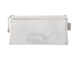 Bolsa zipper bag liderpapel poliester transpirable multiusos ticket 230x115 mm blanco