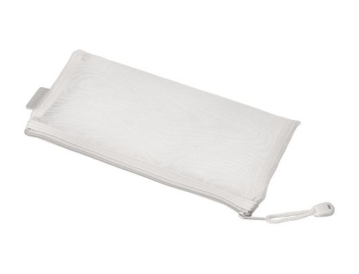 Bolsa zipper bag liderpapel poliester transpirable multiusos ticket 230x115 mm blanco