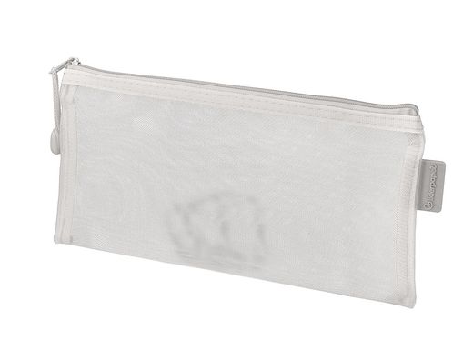 Bolsa zipper bag liderpapel poliester transpirable multiusos ticket 230x115 mm blanco