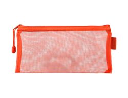 Bolsa zipper bag liderpapel poliester transpirable multiusos ticket 230x115 mm naranja