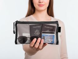 Bolsa zipper bag liderpapel poliester transpirable multiusos ticket 230x115 mm negro