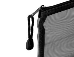 Bolsa zipper bag liderpapel poliester transpirable multiusos ticket 230x115 mm negro