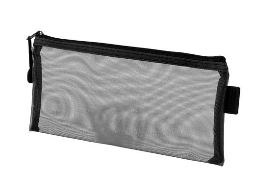 Bolsa zipper bag liderpapel poliester transpirable multiusos ticket 230x115 mm negro