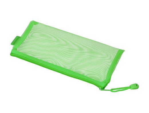 Bolsa zipper bag liderpapel poliester transpirable multiusos ticket 230x115 mm verde pastel