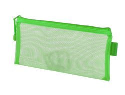 Bolsa zipper bag liderpapel poliester transpirable multiusos ticket 230x115 mm verde pastel