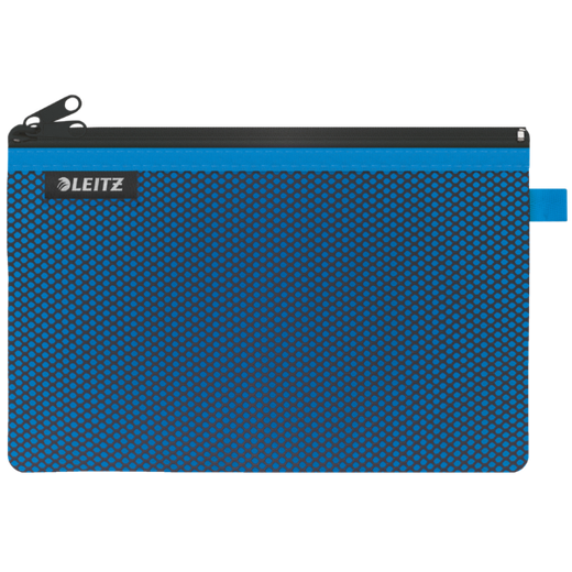 Bolsita nylon 2 departamentos WOW azul (23 x 15 cm) L