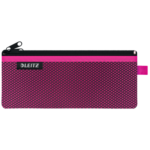 Bolsita nylon 2 departamentos WOW fucsia (21 x 8,5 cm) M