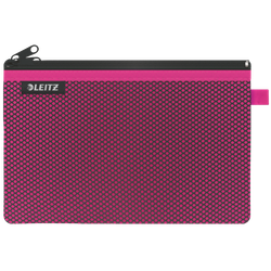 Bolsita nylon 2 departamentos WOW fucsia (23 x 15 cm) L