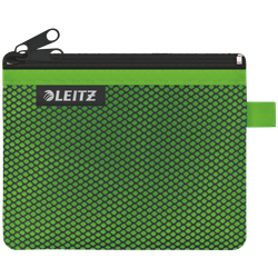 Bolsita nylon 2 departamentos WOW verde (14 x 10,5 cm) S