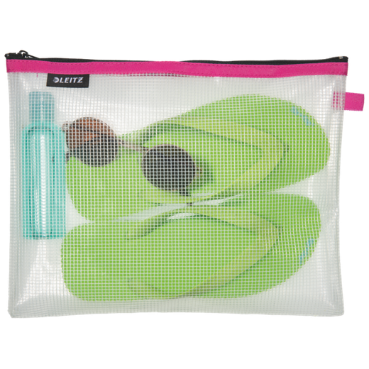 Bolsita WOW resistente al agua fucsia (10,5 x 14 cm) L