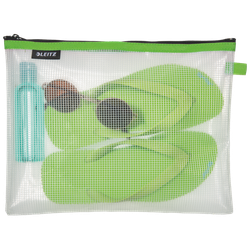 Bolsita WOW resistente al agua verde (10,5 x 14 cm) L