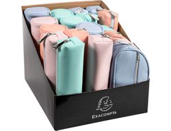 Bolso escolar exacompta aquarel goma 3 formas colores surtidos