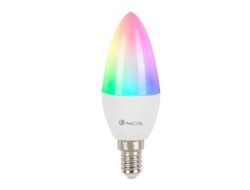 Bombilla ngs smart wifi led bulb gleam 514c halogena colores 5w 500 lumenes e14 regulable en intesidad