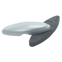 Borrador NOBO para pizarras CRISTAL, plata
