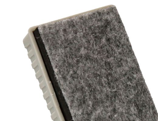 Borrador q-connect magnetico para pizarra blanca con recambio de fieltro reemplazable 15x5,5x4x5 cm