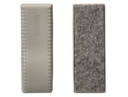 Borrador q-connect magnetico para pizarra blanca con recambio de fieltro reemplazable 15x5,5x4x5 cm