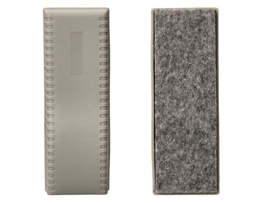 Borrador q-connect magnetico para pizarra blanca con recambio de fieltro reemplazable 15x5,5x4x5 cm