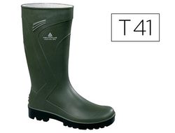 Bota deltaplus de seguridad jouca pvc verde suela de tacos talla 41