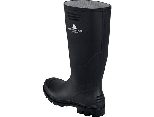 Botas deltaplus de seguridad stone pvc negro suela de tacos talla 39