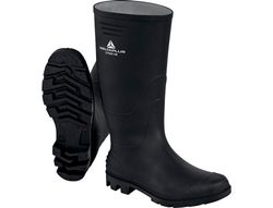 Botas deltaplus de seguridad stone pvc negro suela de tacos talla 40