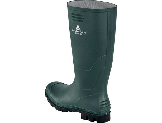 Botas deltaplus de seguridad stone pvc verde suela de tacos talla 38