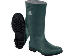Botas deltaplus de seguridad stone pvc verde suela de tacos talla 46