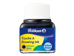 Bote tinta china con dosificador 10 ml negro Pelikan