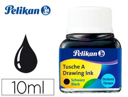 Bote tinta china con dosificador 10 ml negro Pelikan