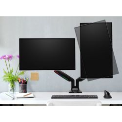 Brazo dual Kensington Smartfit® OneTouch hasta 32", negro